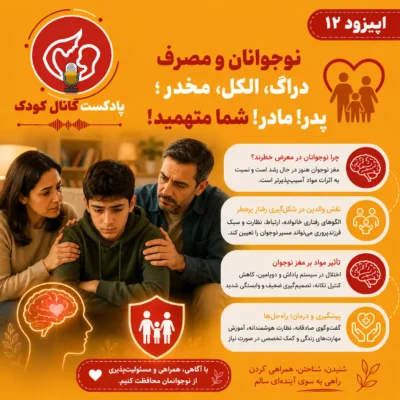 اپیزود دوازدهم: نوجوانان و مصرف دراگ، الکل، مخدر؛ پدر! مادر! شما متهمید!